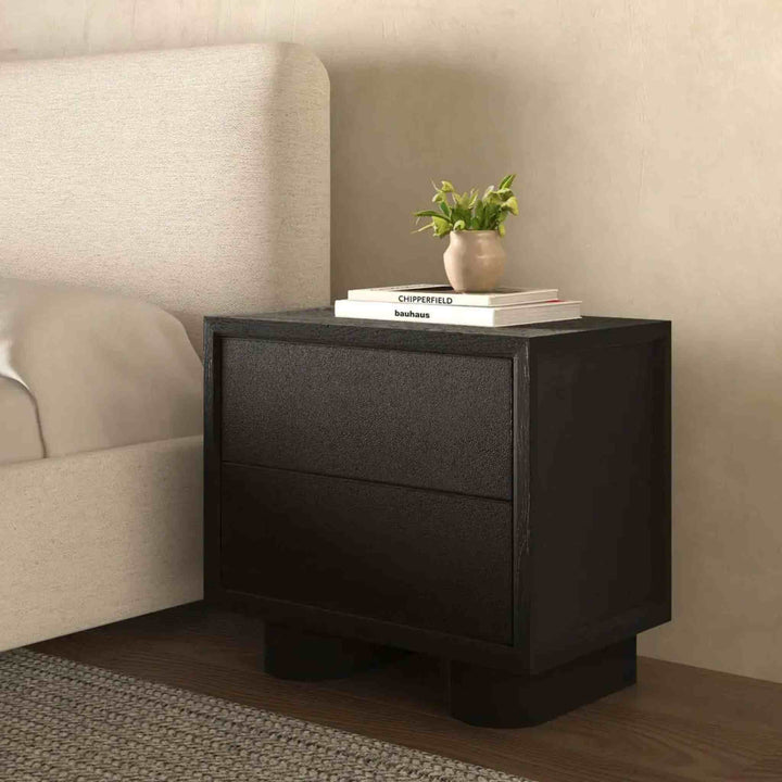 MARCUS NIGHTSTAND, BLACK