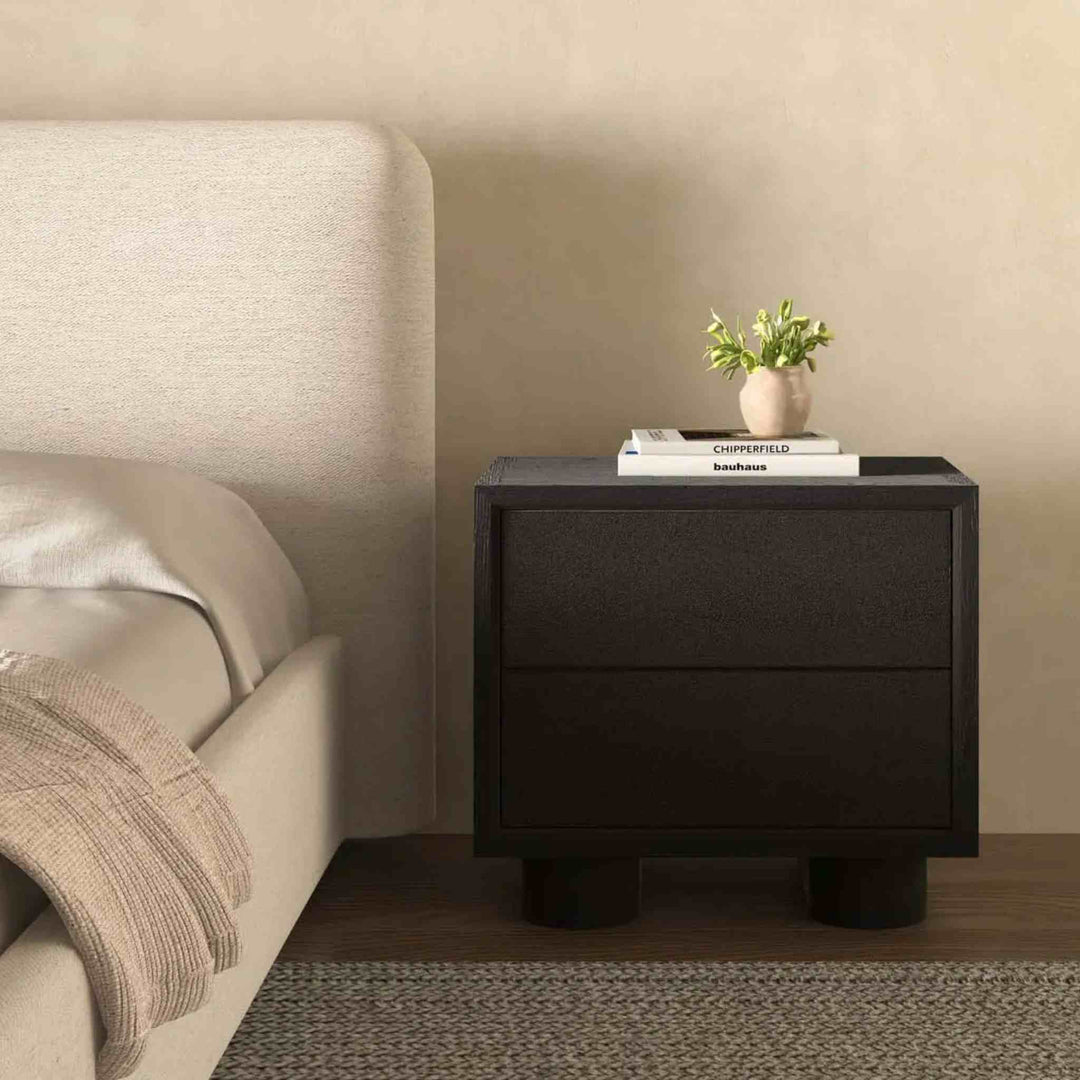 MARCUS NIGHTSTAND, BLACK