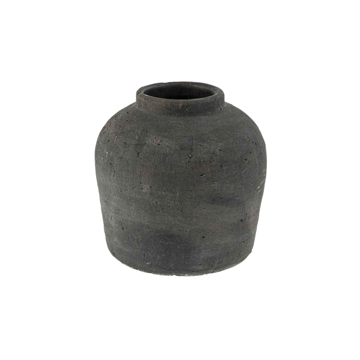 VANA VASE, BLACK