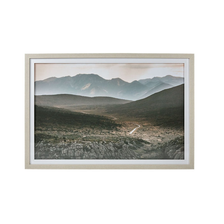 THE ROAD AHEAD, FRAMED ART