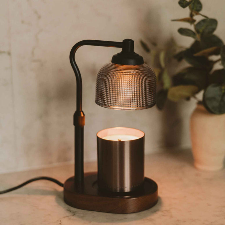 CANDLE LAMP WARMER, BLACK