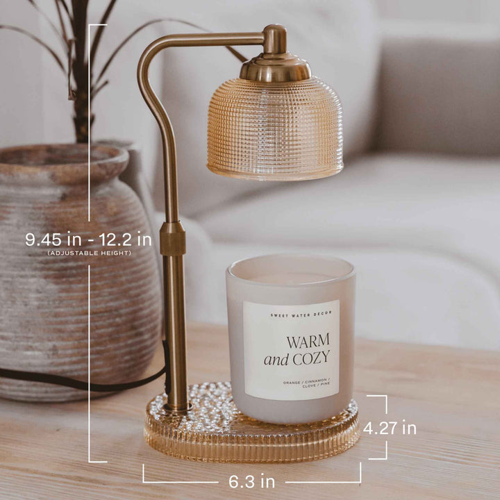 CANDLE LAMP WARMER, BLACK