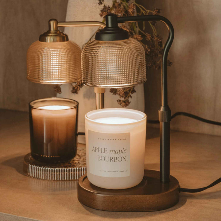 CANDLE LAMP WARMER, BLACK