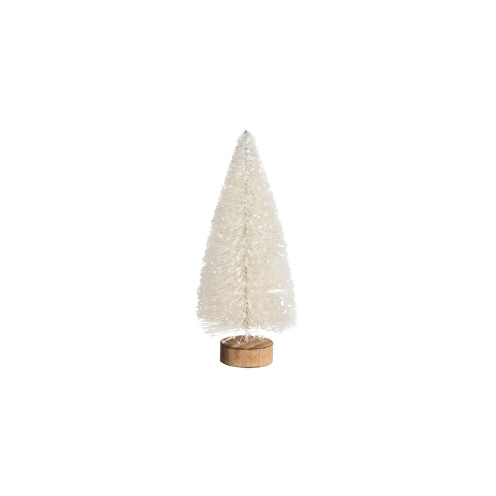 BOTTLE BRUSH TREE, OFF WHITE