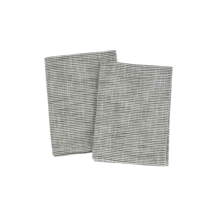 CHEF STRIPE TEA TOWELS, S/2