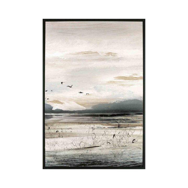 BY THE LAKE, FRAMED ART