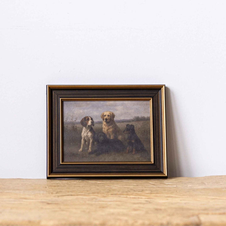DOG BREEDS, ANTIQUE INSPIRED FRAME