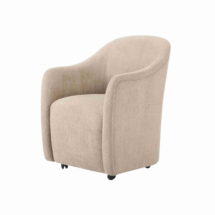 DARBY ROLLING DINING CHAIR