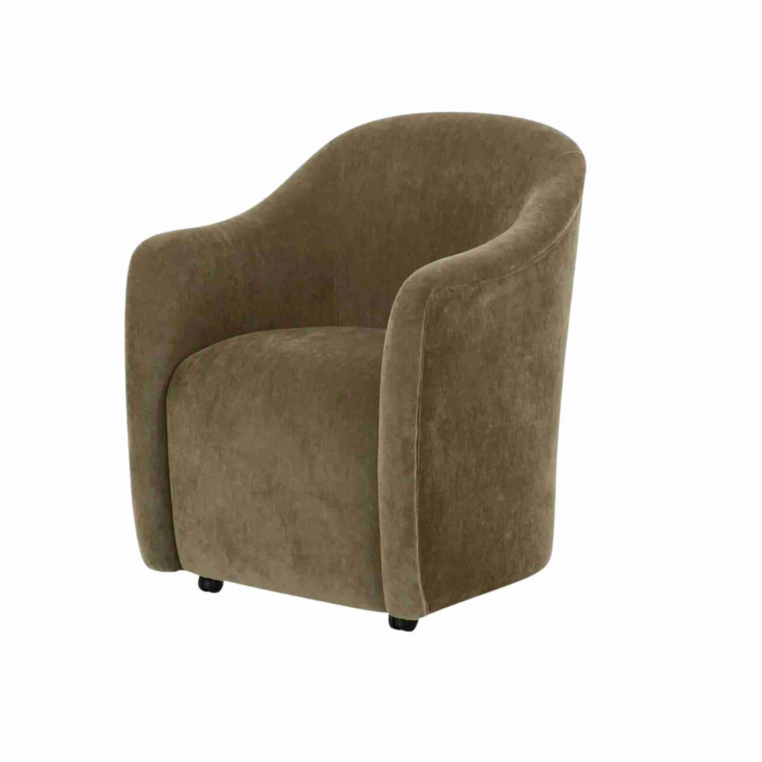 DARBY ROLLING DINING CHAIR