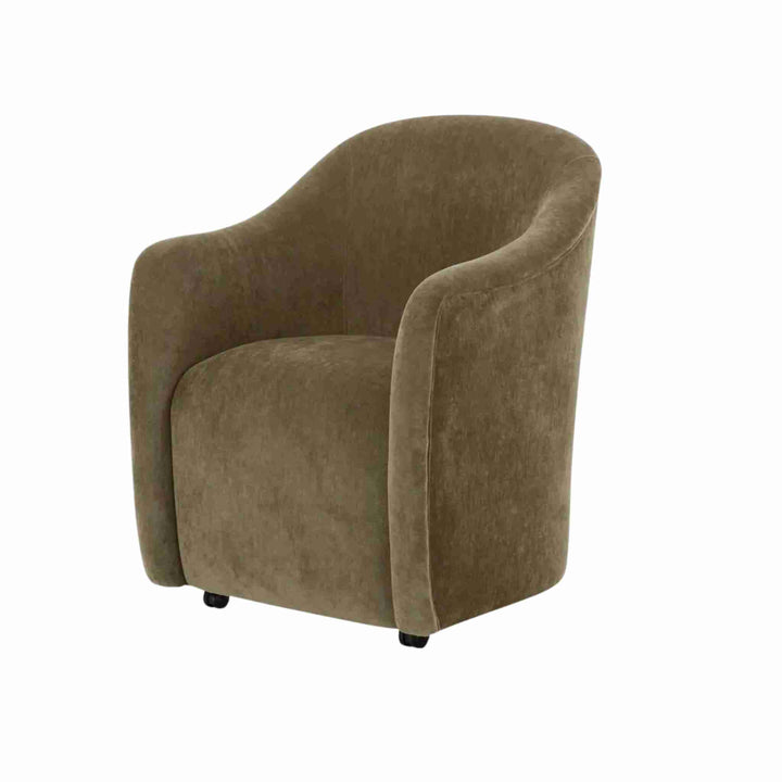 DARBY ROLLING DINING CHAIR