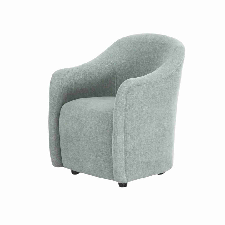 DARBY ROLLING DINING CHAIR
