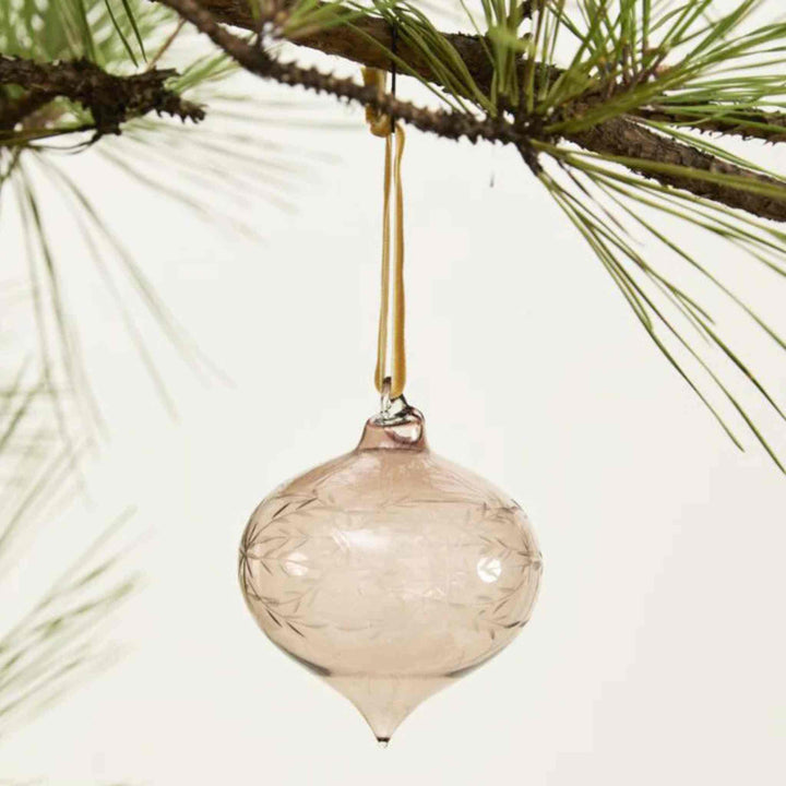 ETCHED BAUBLE, ORNAMENT