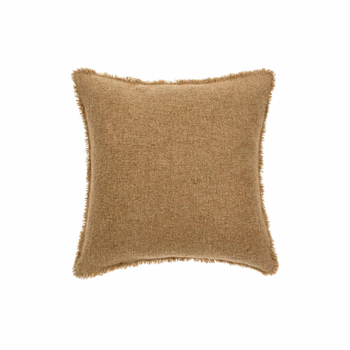 FRINGED BOUCLE PILLOW