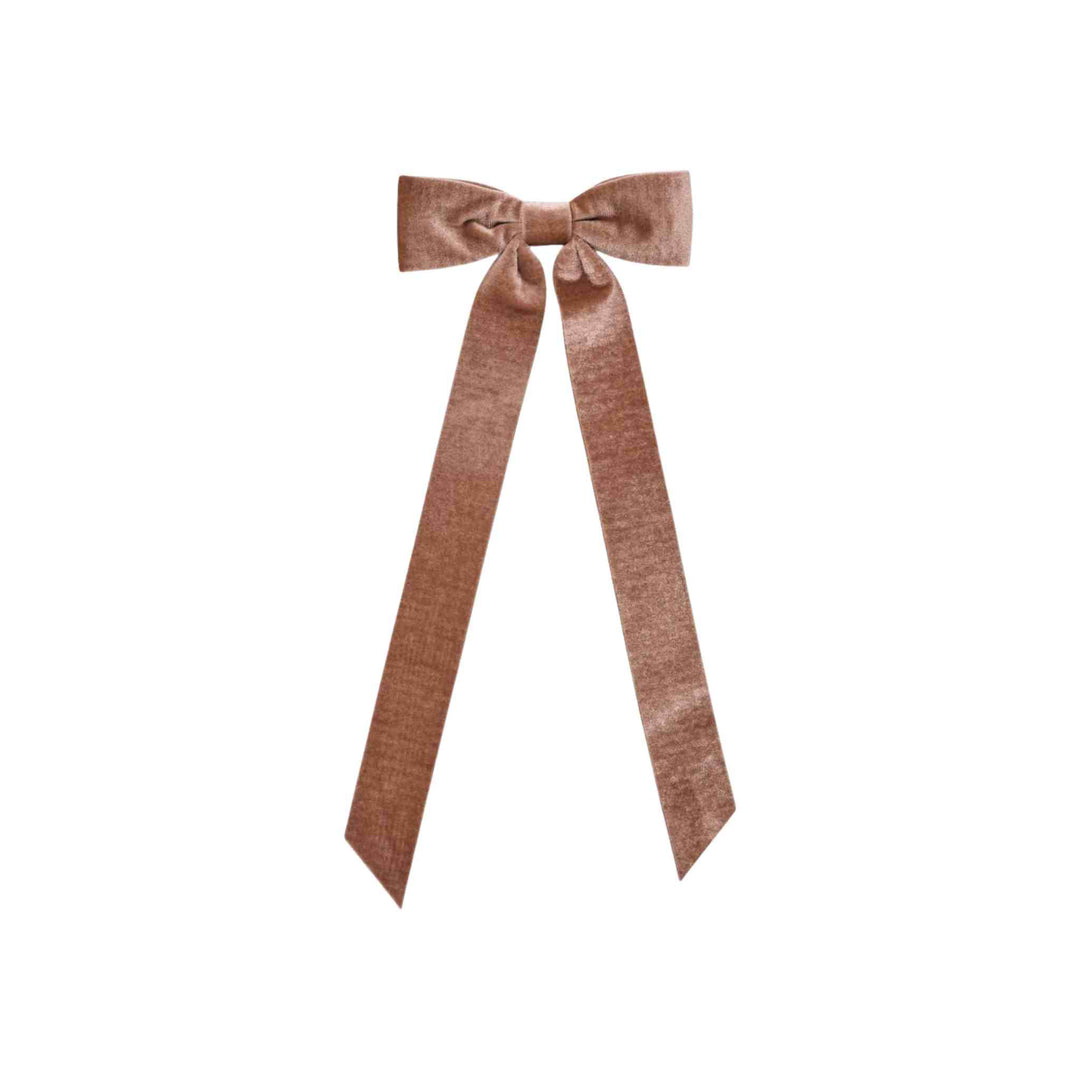 VELVET BOW W/CLIP