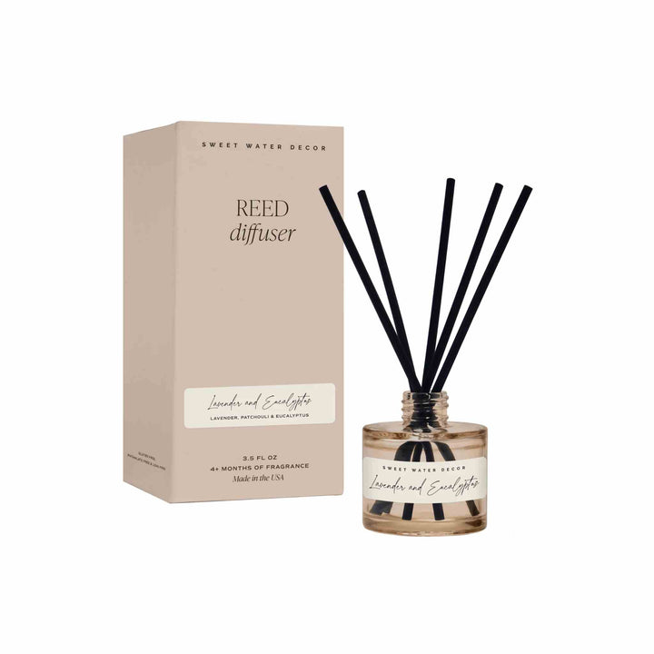 LAVENDER AND EUCALYPTUS, REED DIFFUSER