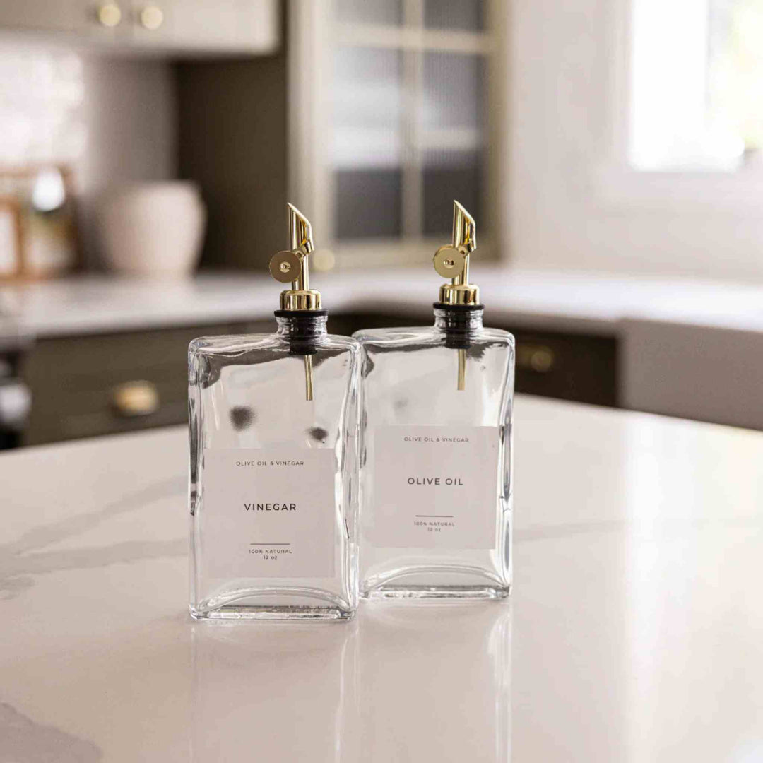 GLASS DISPENSER BOTTLE