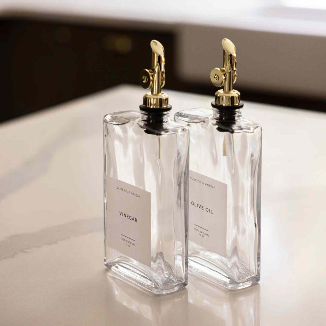 GLASS DISPENSER BOTTLE