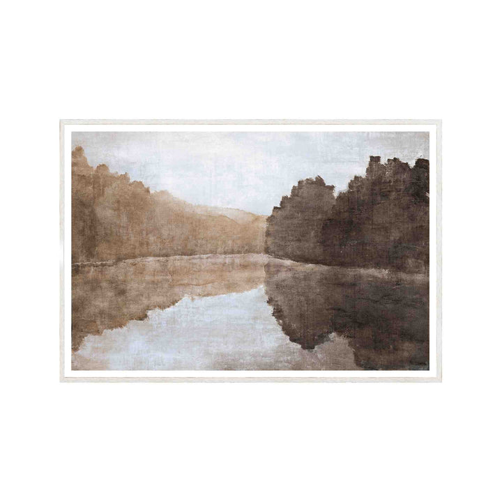 MISTY REFLECTION I, FRAMED ART
