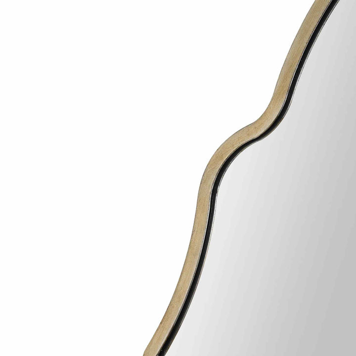 NATASHA MIRROR, ANTIQUE SILVER