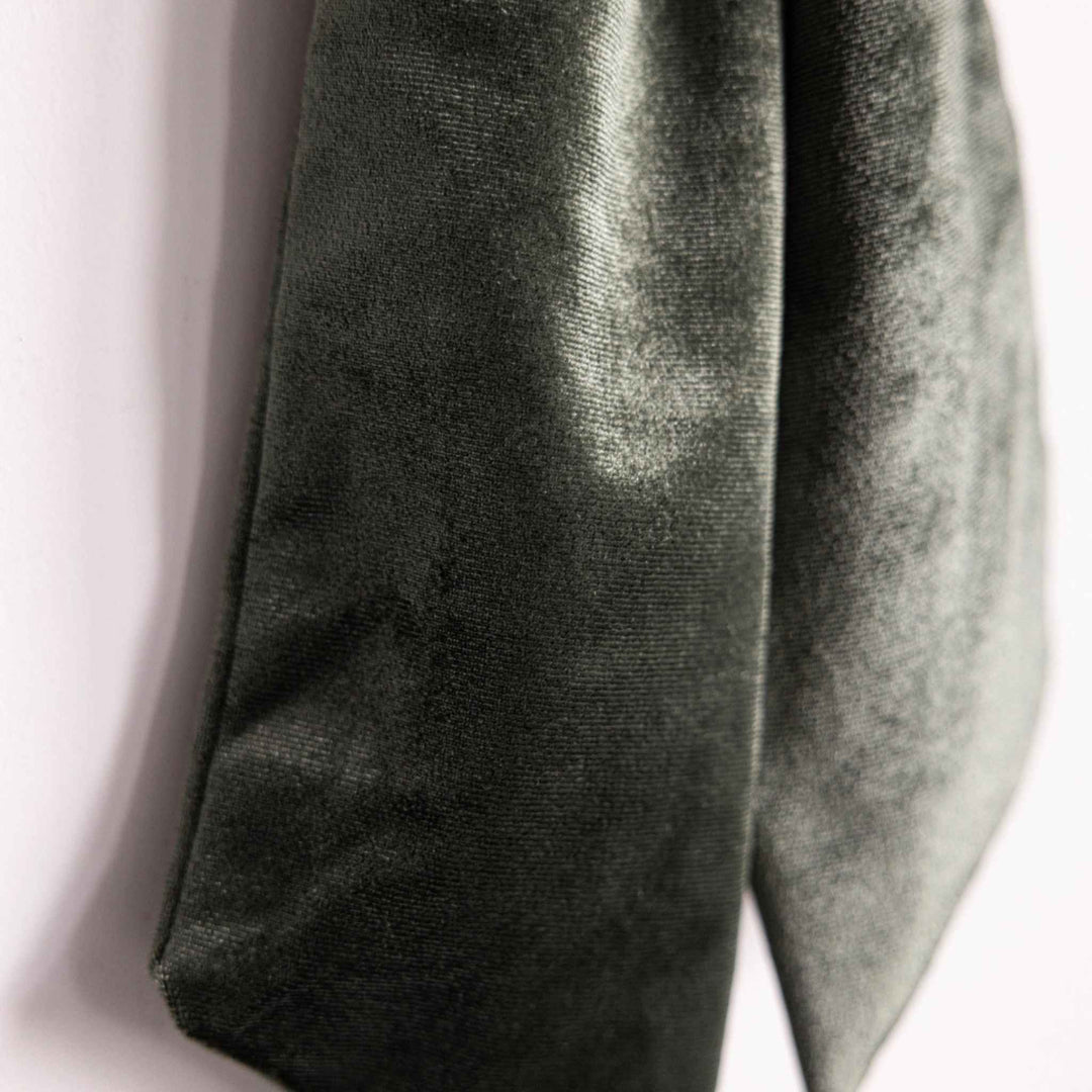 SAGE VELVET BOW