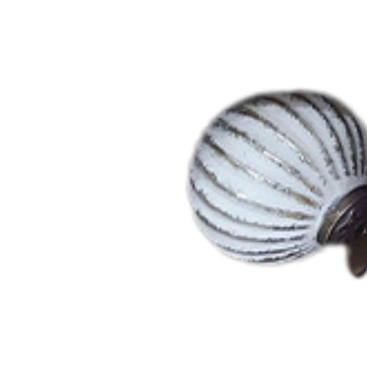 WHITE CHRISTMAS ORNAMENTS, 3"