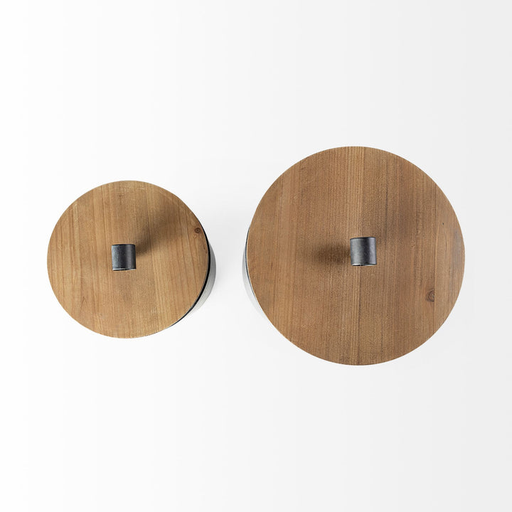 CYBAL METAL JARS, S/2
