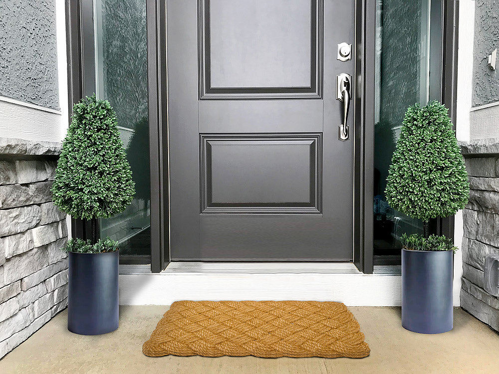 WOVEN ROPE DOORMAT