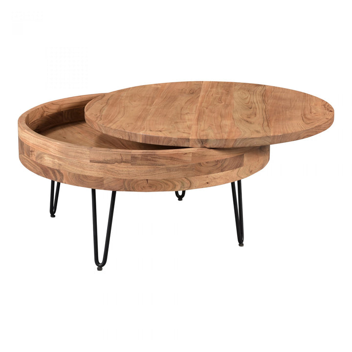 CAPPER STORAGE COFFEE TABLE