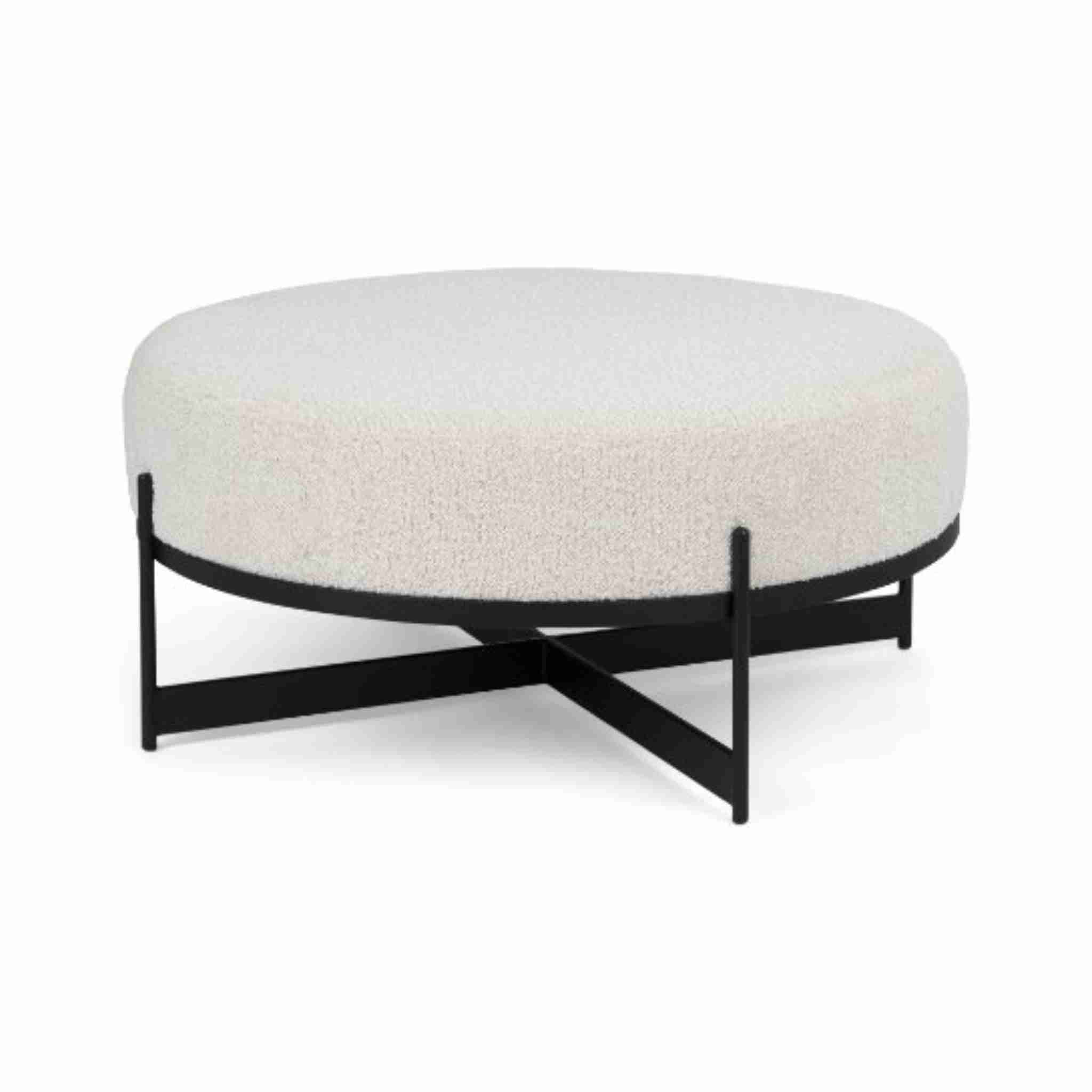 EMILY OTTOMAN, CREAM – The Room Collection