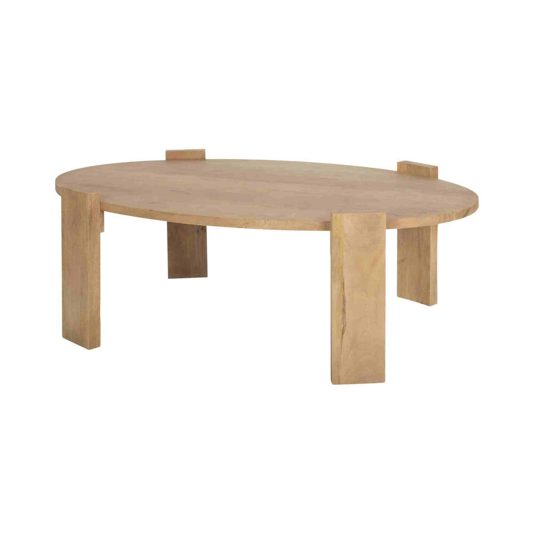 EVERLY COFFEE TABLE, LIGHT BROWN