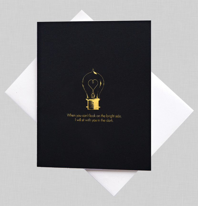 SIT WITH YOU IN THE DARK GREETING CARD