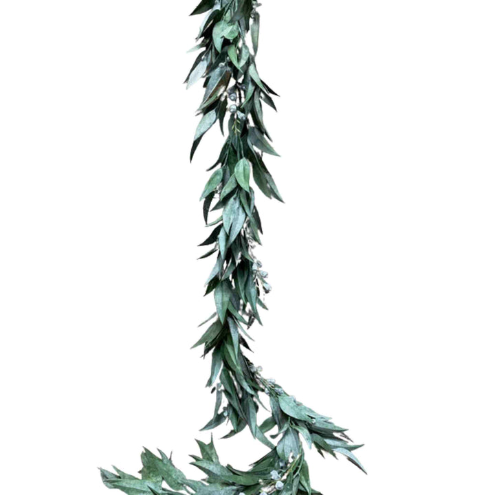 FEATHER EUCALYPTUS GARLAND, 6FT