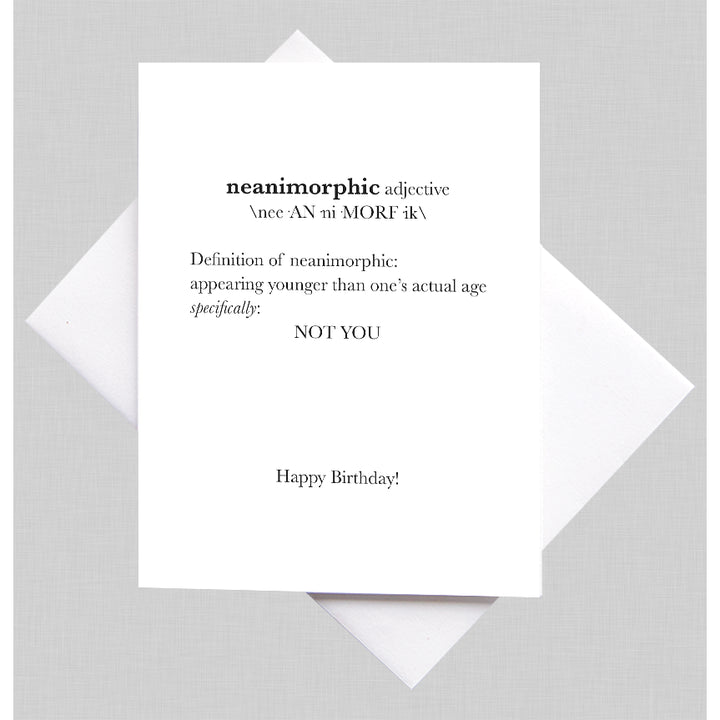 NOT YOUR BIRTHDAY CARD