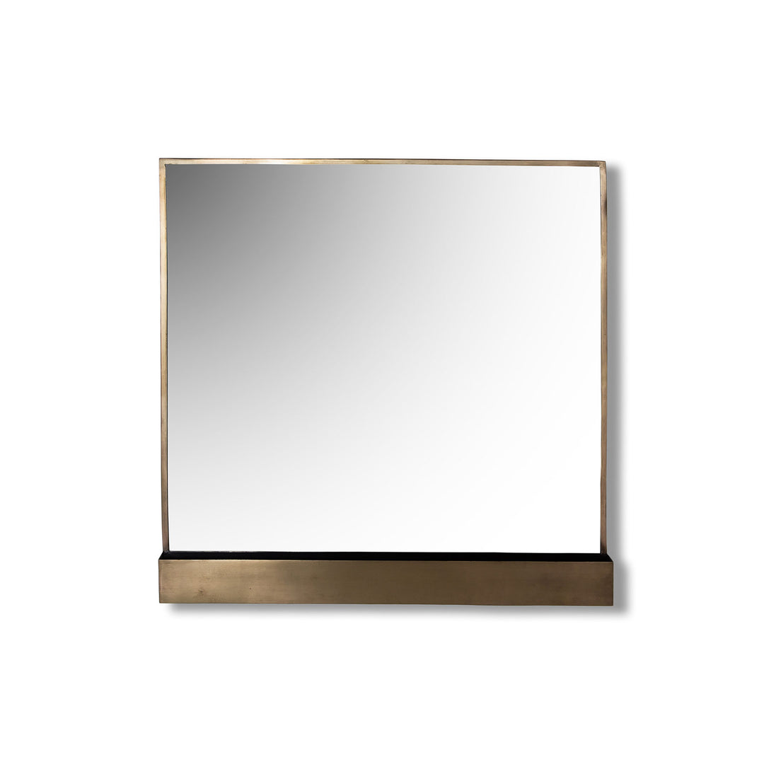 DISTRICT ALCOVE MIRROR, BRUSHED GOLD